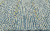 Kas Hudson 2466 Blue Boho Area Rug Edge Kas Hudson 2466 Blue Boho Area Rug Edge