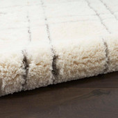 Nourison Dreamy Shag DRS07 Ivory Grey Area Rug Texture Nourison Dreamy Shag DRS07 Ivory Grey Area Rug Texture