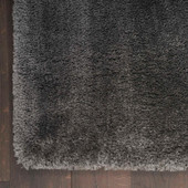 Nourison Dreamy Shag DRS05 Grey Area Rug Corner Nourison Dreamy Shag DRS05 Grey Area Rug Corner
