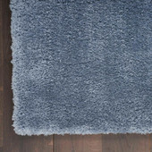 Nourison Dreamy Shag DRS05 Lt. Blue Area Rug Corner Nourison Dreamy Shag DRS05 Lt. Blue Area Rug Corner