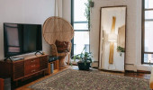 Jewel 4065 Kashan Green Area Rug by Concord Global Trading Room Scene Jewel 4065 Kashan Green Area Rug by Concord Global Trading Room Scene