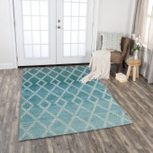 Rizzy Home Dune DUN104 Area Rug Room Scene