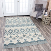 Rizzy Home Resonant RS919A Area Rug Room Scene Rizzy Home Resonant RS919A Area Rug Room Scene