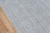 Erin Gates by Momeni Ledgebrook LED-1 Washington Grey Area Rug Close Up