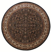 Ariana 113B Navy Round Area Rug by Oriental Weavers