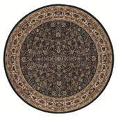 Ariana 213K Black Round Area Rug by Oriental Weavers Ariana 213K Black Round Area Rug by Oriental Weavers
