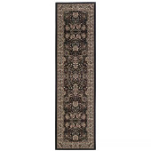Ariana 213K Black Runner Area Rug by Oriental Weavers Runner Ariana 213K Black Runner Area Rug by Oriental Weavers Runner