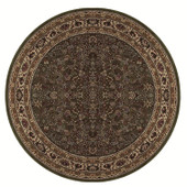 Ariana 213G Green Round Area Rug by Oriental Weavers