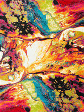 Tayse Symphony Soleil SMP1004 Multi Area Rug