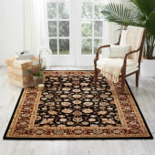 Nourison 2000 2017 Black Area Rug Room Scene Nourison 2000 2017 Black Area Rug Room Scene