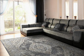 Dynamic Rugs Jazz 6795-988 Grey Taupe Area Rug Room Scene Dynamic Rugs Jazz 6795-988 Grey Taupe Area Rug Room Scene