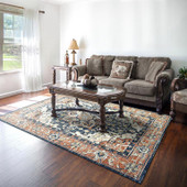Dynamic Rugs Jupiter 3110-358 Beige Navy Area Rug Room Scene Dynamic Rugs Jupiter 3110-358 Beige Navy Area Rug Room Scene