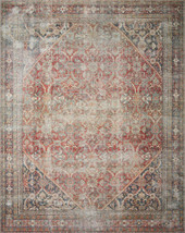 Georgie GER-01 Red Navy Area Rug Georgie GER-01 Red Navy Area Rug