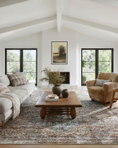 Georgie GER-04 Teal Antique Area Rug Room Scene Georgie GER-04 Teal Antique Area Rug Room Scene