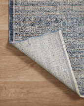 Zuma ZUM-01 Denim Ivory Area Rug Back Zuma ZUM-01 Denim Ivory Area Rug Back