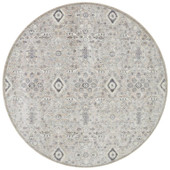 Zuma ZUM-07 Silver Sky Round Area Rug Zuma ZUM-07 Silver Sky Round Area Rug