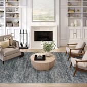 Dalyn Ciara CR1 Charcoal Area Rug Room Scene 2 Dalyn Ciara CR1 Charcoal Area Rug Room Scene 2