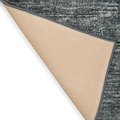 Dalyn Ciara CR1 Charcoal Area Rug Backing Dalyn Ciara CR1 Charcoal Area Rug Backing