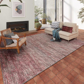 Dalyn Ciara CR1 Merlot Area Rug Room Scene Dalyn Ciara CR1 Merlot Area Rug Room Scene