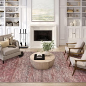 Dalyn Ciara CR1 Merlot Area Rug Room Scene 2 Dalyn Ciara CR1 Merlot Area Rug Room Scene 2