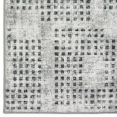 Dalyn Delano DA1 Pewter Area Rug Corner