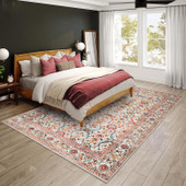 Dalyn Jericho JC1 Ivory Area Rug Room Scene