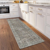 Dalyn Jericho JC10 Mushroom Runner Area Rug Room Scene