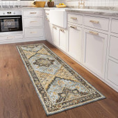 Dalyn Jericho JC2 Pewter Runner Area Rug Room Scene Dalyn Jericho JC2 Pewter Runner Area Rug Room Scene