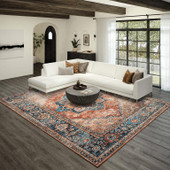 Dalyn Jericho JC2 Spice Area Rug Room Scene 3 Dalyn Jericho JC2 Spice Area Rug Room Scene 3