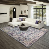 Dalyn Jericho JC3 Violet Area Rug Room Scene 3 Dalyn Jericho JC3 Violet Area Rug Room Scene 3