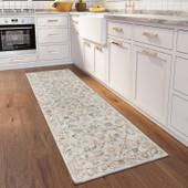 Dalyn Jericho JC4 Linen Runner Area Rug Room Scene