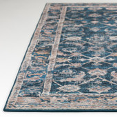 Dalyn Jericho JC4 Navy Area Rug Corner 3