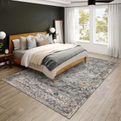 Dalyn Jericho JC4 Silver Area Rug Room Scene Dalyn Jericho JC4 Silver Area Rug Room Scene