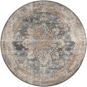 Dalyn Jericho JC6 Charcoal Round Area Rug