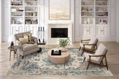 Dalyn Jericho JC6 Linen Area Rug Room Scene 2