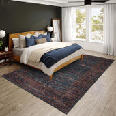 Dalyn Jericho JC7 Navy Area Rug Room Scene Dalyn Jericho JC7 Navy Area Rug Room Scene