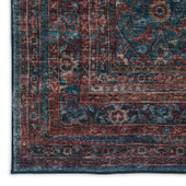 Dalyn Jericho JC7 Navy Area Rug Corner