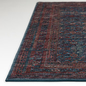 Dalyn Jericho JC7 Navy Area Rug Corner 3
