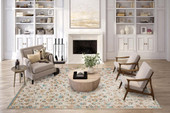 Dalyn Jericho JC8 Parchment Area Rug Room Scene 2 Dalyn Jericho JC8 Parchment Area Rug Room Scene 2