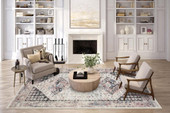 Dalyn Jericho JC9 Pearl Area Rug Room Scene 2 Dalyn Jericho JC9 Pearl Area Rug Room Scene 2
