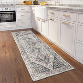 Dalyn Jericho JC9 Pearl Runner Area Rug Room Scene Dalyn Jericho JC9 Pearl Runner Area Rug Room Scene
