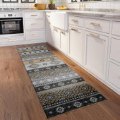 Dalyn Sedona SN12 Midnight Runner Area Rug Room Scene Dalyn Sedona SN12 Midnight Runner Area Rug Room Scene