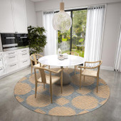 Dalyn Sedona SN13 Eclipse Round Area Rug Room Scene Dalyn Sedona SN13 Eclipse Round Area Rug Room Scene