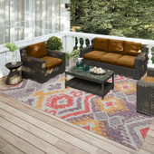 Dalyn Sedona SN2 Passion Area Rug Room Scene Dalyn Sedona SN2 Passion Area Rug Room Scene