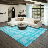 Dalyn Sedona SN4 Robins Egg Area Rug Room Scene 2 Dalyn Sedona SN4 Robins Egg Area Rug Room Scene 2