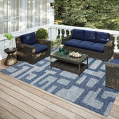 Dalyn Sedona SN4 Storm Area Rug Room Scene Dalyn Sedona SN4 Storm Area Rug Room Scene