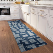 Dalyn Sedona SN4 Storm Runner Area Rug Room Scene Dalyn Sedona SN4 Storm Runner Area Rug Room Scene