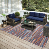 Dalyn Sedona SN8 Denim Area Rug Room Scene Dalyn Sedona SN8 Denim Area Rug Room Scene