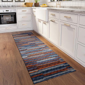 Dalyn Sedona SN8 Denim Runner Area Rug Room Scene Dalyn Sedona SN8 Denim Runner Area Rug Room Scene