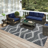 Dalyn Sedona SN9 Midnight Area Rug Room Scene Dalyn Sedona SN9 Midnight Area Rug Room Scene